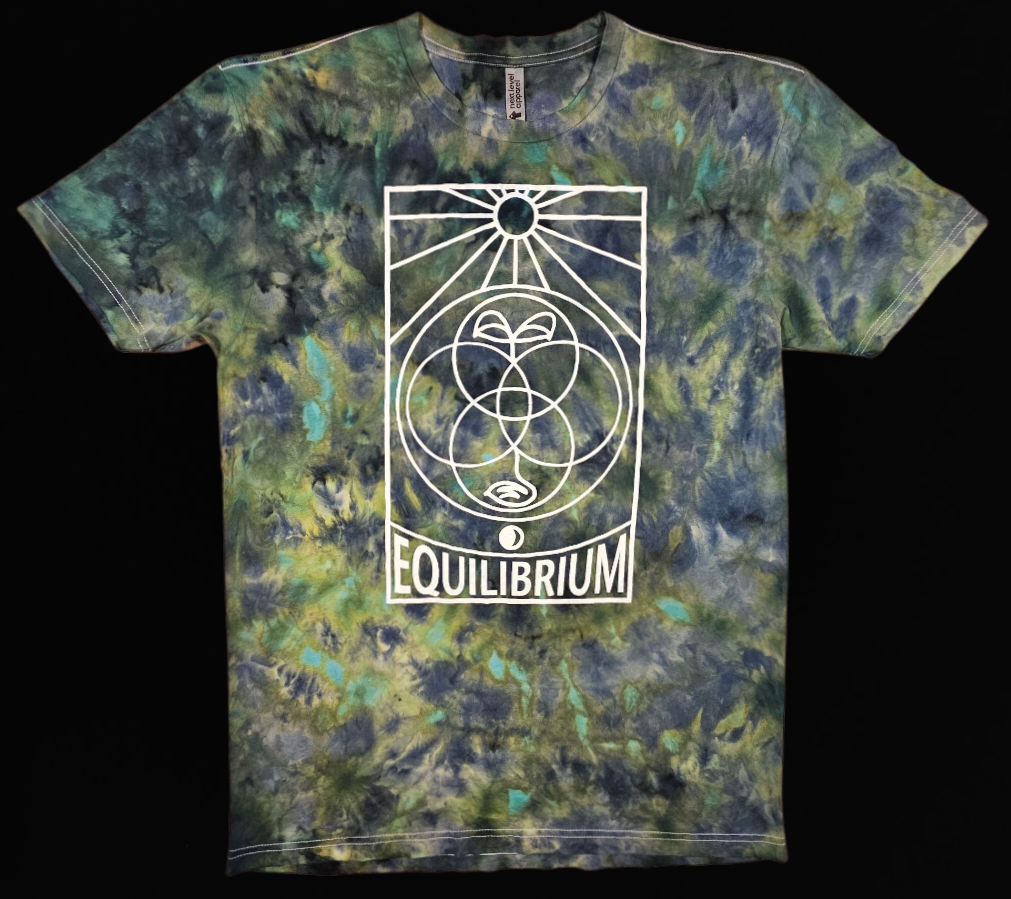 T-Shirt - "Dragon's Heart" Crunch Ice Dye - Size Large