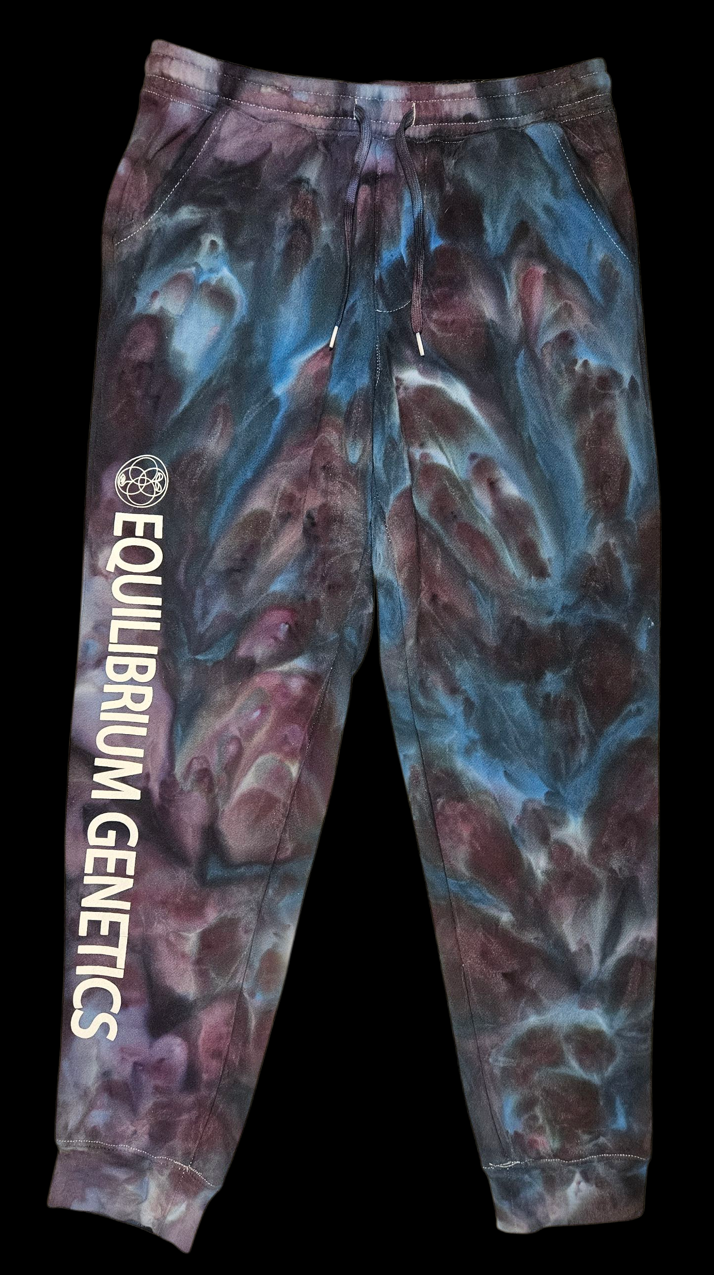 Hoodie, Sweatpants - "Snow Maiden" Ice Dye - Size Small - Image 3