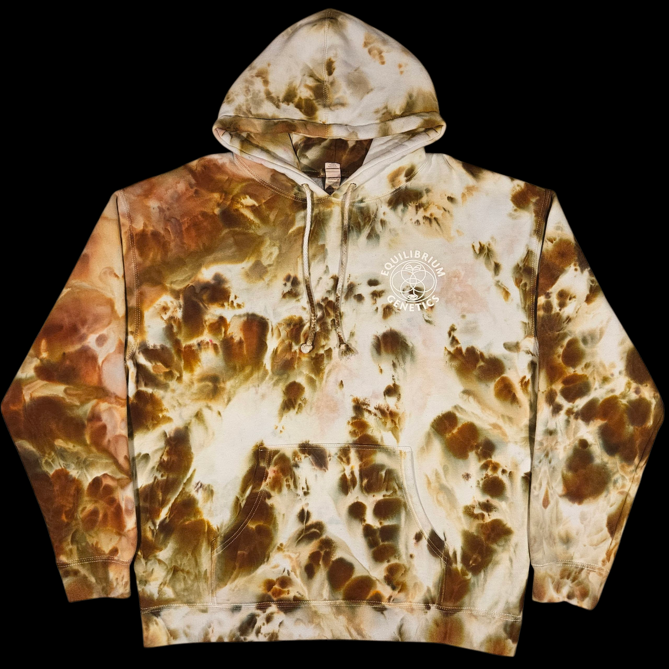 Hoodie, Sweatpants - "Rattlesnake" Ice Dye - Size XL