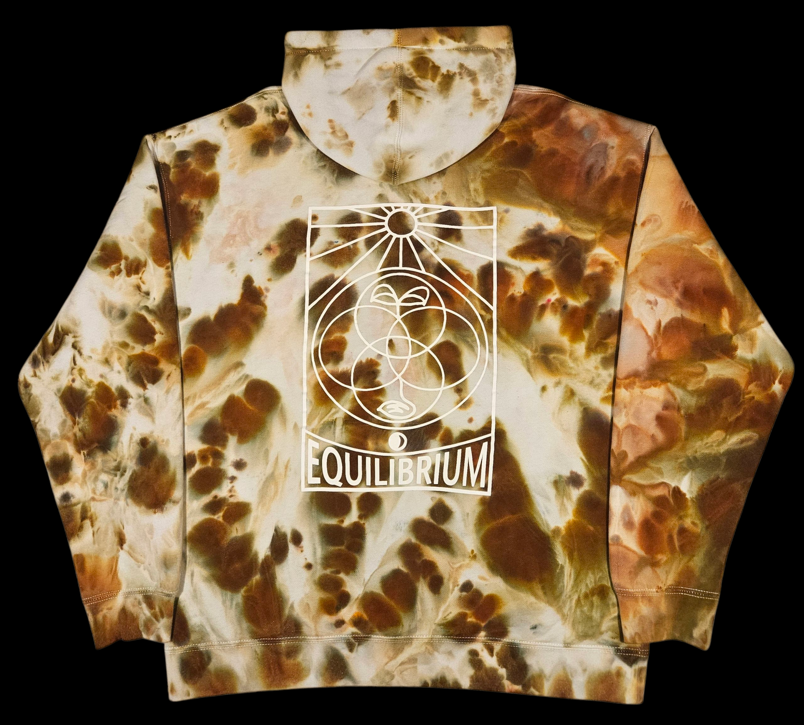 Hoodie, Sweatpants - "Rattlesnake" Ice Dye - Size XL - Image 2